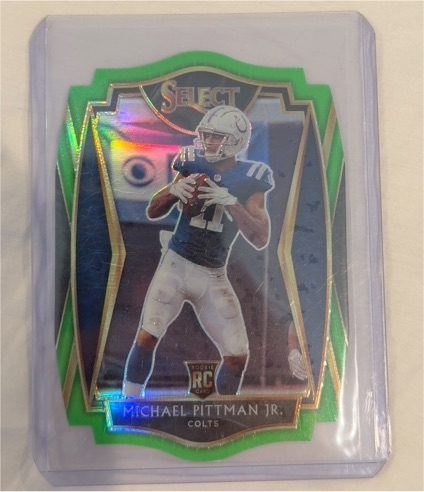 2020 Panini Select Premier Level #162 Michael Pittman Jr. — front