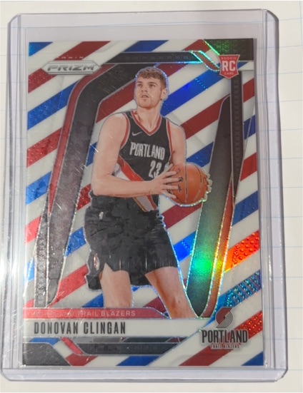 2024-25 Panini Prizm #221 Donovan Clingan — front