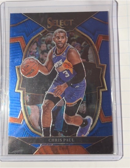 2022-23 Panini Select #50 Chris Paul Blue Concourse Phoenix Suns — front