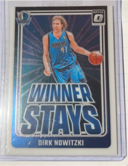 2024-25 Panini Donruss Optic #13 Dirk Nowitzki Winner Stays — front