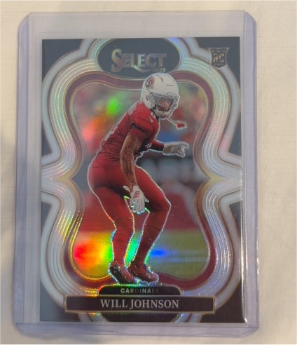 2025 Panini Select #322 Will Johnson — front