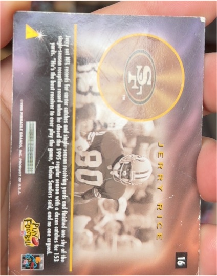 1994 Skybox #16 Jerry Rice — front