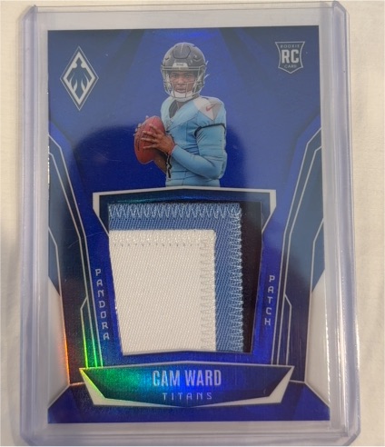 2025 Panini Phoenix Pandora Patch #PAP-CWD Cam Ward — front