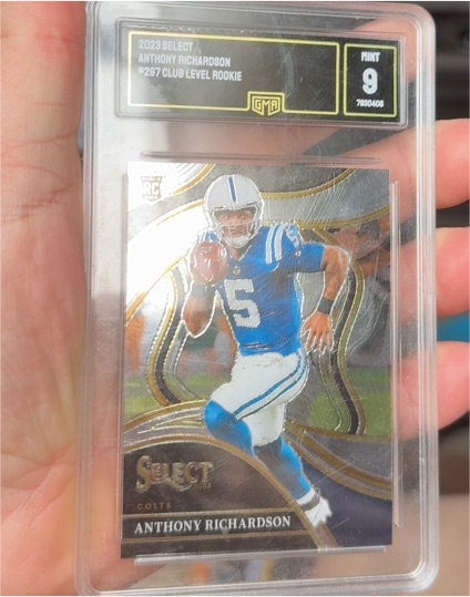 2023 Panini Select #297 Anthony Richardson Club Level Rookie — front