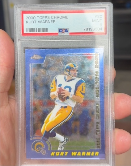 2000 Topps Chrome #20 Kurt Warner — front