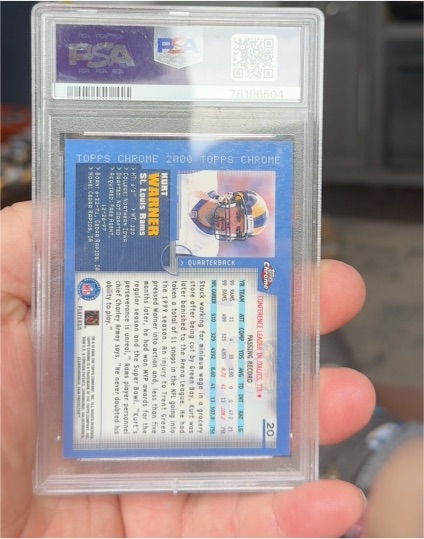 2000 Topps Chrome #20 Warren Moon — front