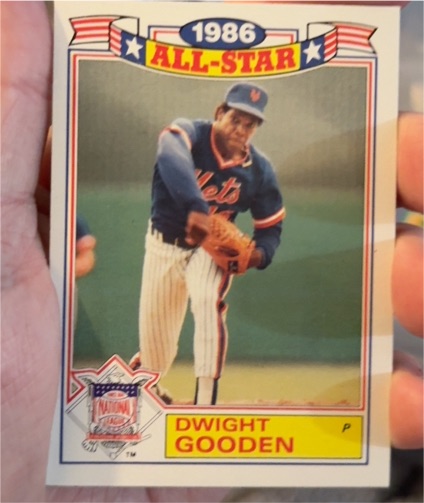 1987 Topps Glossy 1986 All-Star #10 Dwight Gooden — front