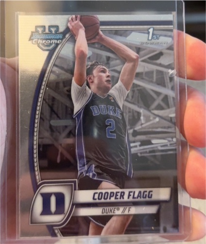 2025 Bowman Chrome University #16 Cooper Flagg — front
