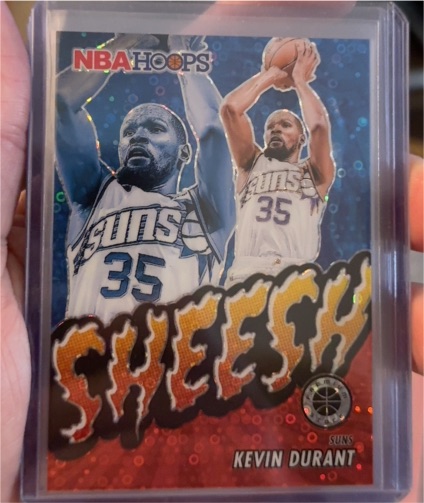 2023-24 Panini NBA Hoops Premium Stock #1 Kevin Durant Sheesh — front