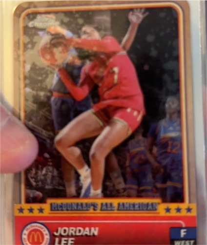 2024 Topps Chrome McDonald's All American #18 Jordan Lee — front