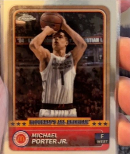 2024 Topps Chrome McDonald's All-American #93 Michael Porter Jr. — front