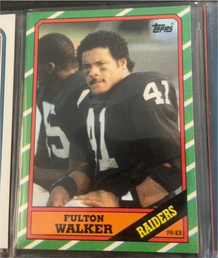 1986 Topps #66 Fulton Walker — front