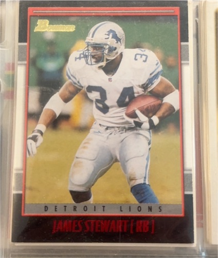 2001 Bowman #2 James Stewart — front