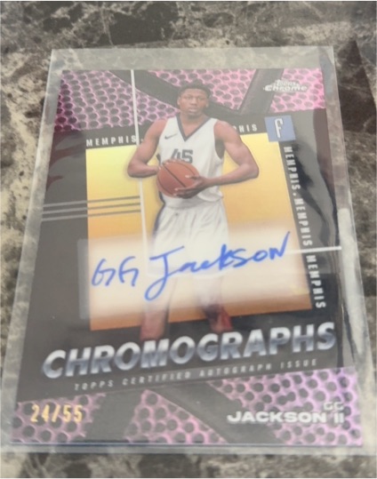 2024-25 Topps Chrome Chromographs #C-KM GG Jackson II — front