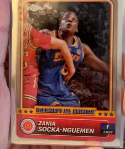 2024 Topps Chrome McDonald's All-American #9 Zania Socka-Nguemen — front