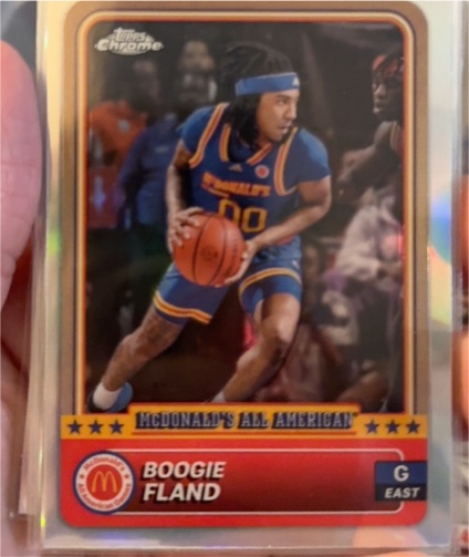 2024 Topps Chrome McDonald's All-American #29 Boogie Fland — front
