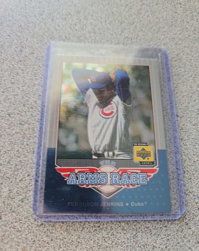 2001 Upper Deck Decade 1970's Arms Race #AR2 Ferguson Jenkins — front