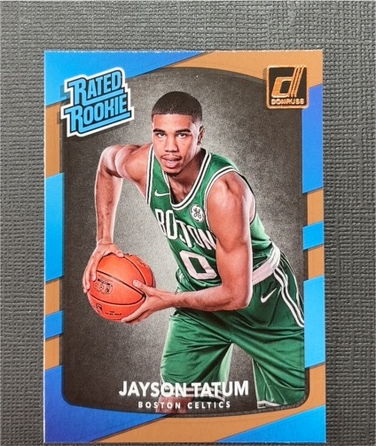 2017-18 Panini Donruss #198 Jayson Tatum — front