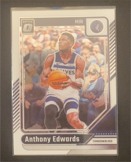 2024-25 Donruss Optic #31 Anthony Edwards — front
