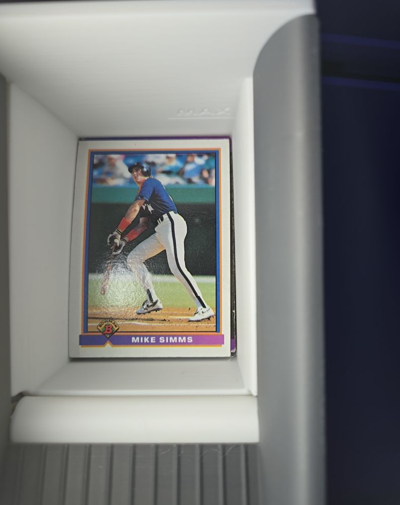 1991 Bowman #551 Mike Simms — front