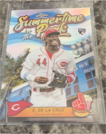 2024 Topps Chrome #SITP-4 Elly De La Cruz Summertime in the Park Rookie — front