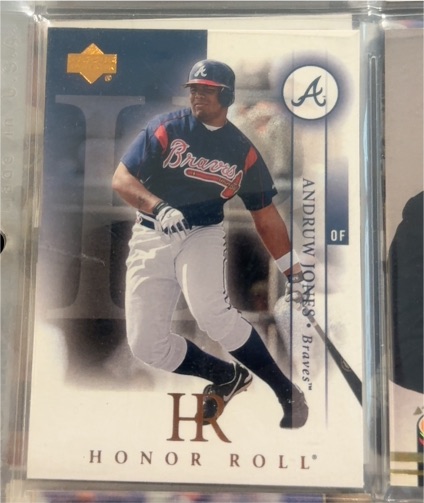 2003 Upper Deck Honor Roll #75 Andruw Jones — front