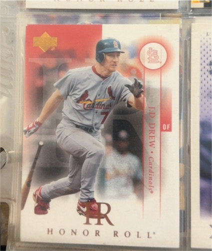 2003 Upper Deck Honor Roll #104 J.D. Drew — front