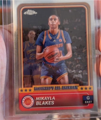 2024 Topps Chrome McDonald's All-American #1 Mikayla Blakes — front
