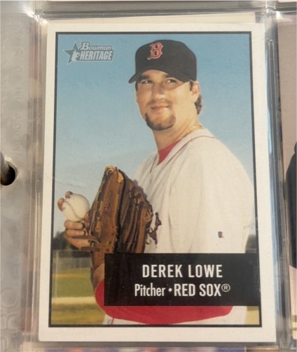 2003 Bowman Heritage #92 Derek Lowe — front