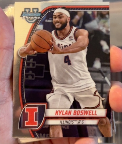 2024-25 Bowman Chrome University #78 Kylan Boswell — front