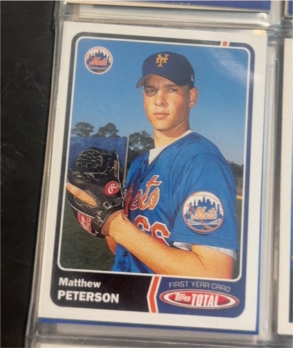 2003 Topps #301 Matthew Peterson — front