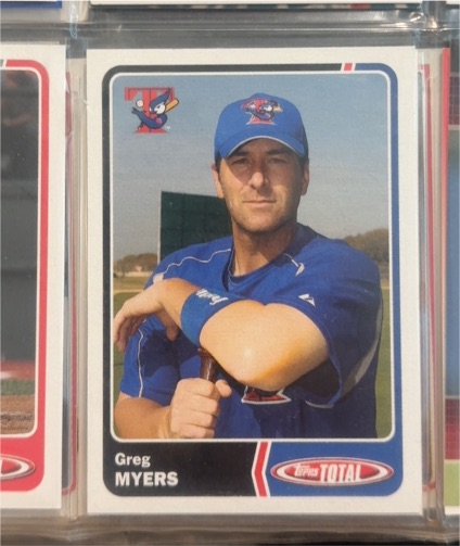 2003 Topps Total #341 Greg Myers — front