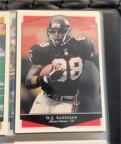 1999 Upper Deck Victory #18 O.J. Santiago — front