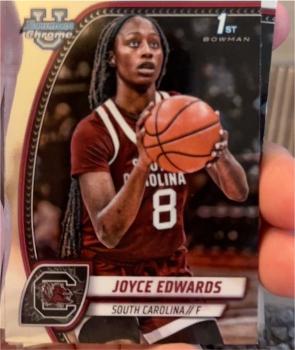 2024 Bowman Chrome University #36 Joyce Edwards — front