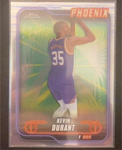 2024-25 Topps Chrome #101 Kevin Durant — front