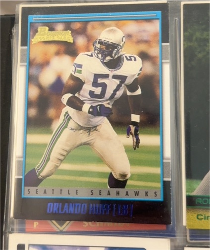 2001 Bowman #255 Orlando Huff — front