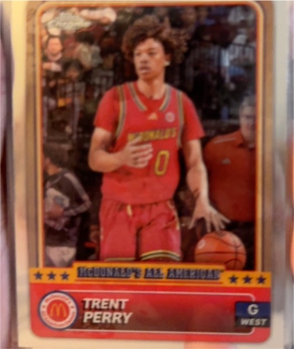 2024 Topps Chrome McDonald's All-American #40 Trent Perry — front
