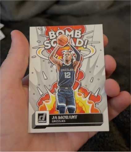 2022-23 Panini Donruss #2 Ja Morant Bomb Squad — front