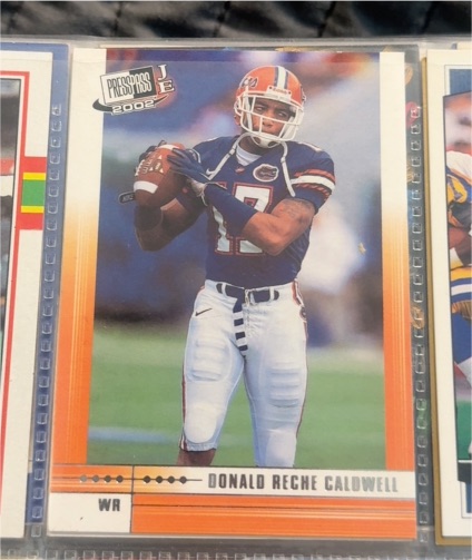 2002 Press Pass JE #27 Donald Reche Caldwell — front