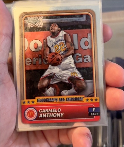2024 Topps Chrome McDonald's All American #43 Carmelo Anthony — front