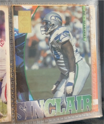 1995 Collector's Edge Black Label #188 Michael Sinclair — front