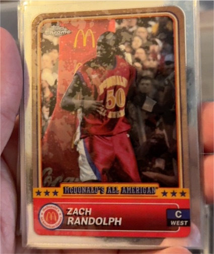 2024 Topps Chrome McDonald's All-American #49 Zach Randolph — front