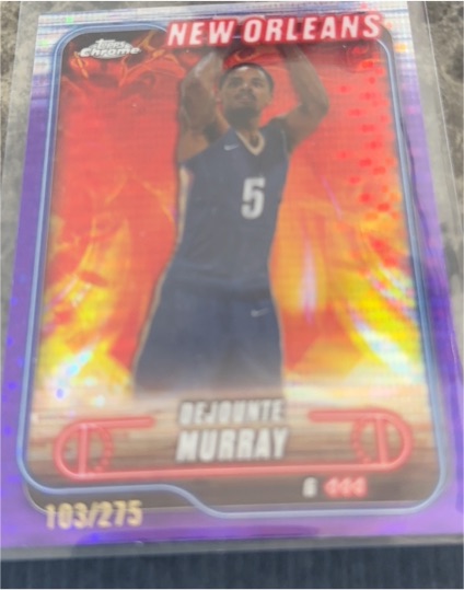 2024-25 Topps Chrome #73 Dejounte Murray — front
