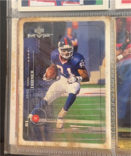 1999 Upper Deck MVP #123 Amani Toomer — front