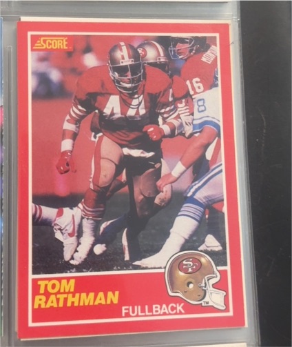1989 Score #120 Tom Rathman — front