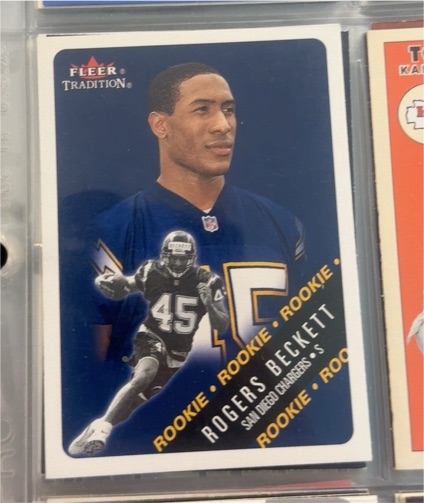 2000 Fleer Tradition #329 Rogers Beckett — front