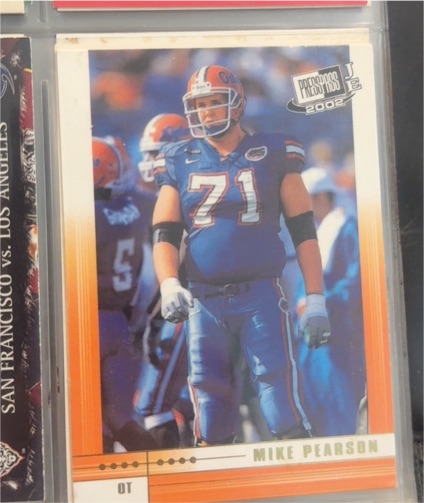 2002 Press Pass JE #25 Mike Pearson — front
