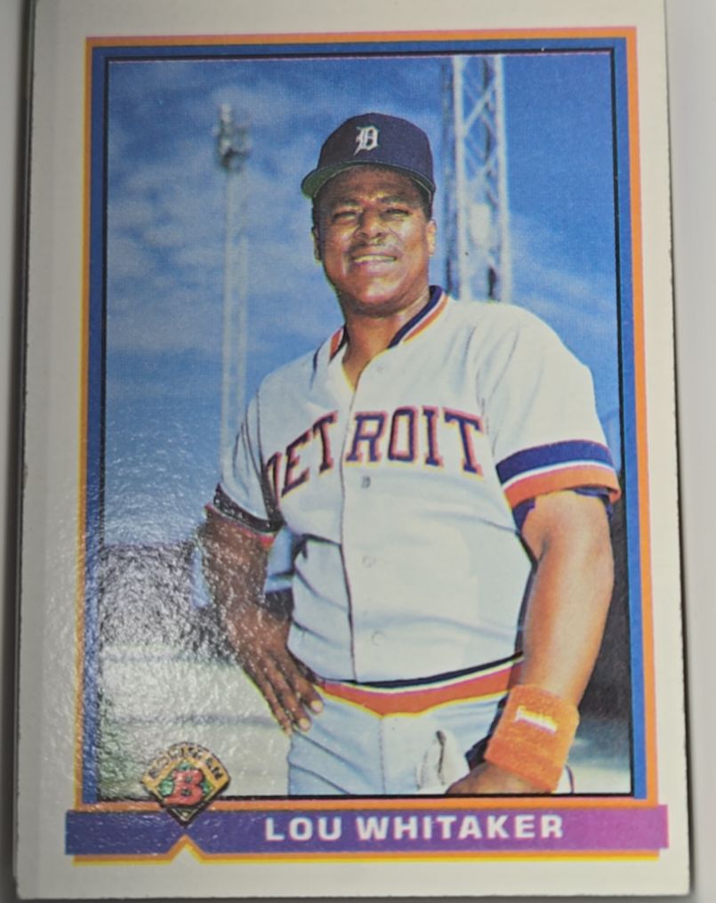 1991 Bowman #150 Lou Whitaker — front