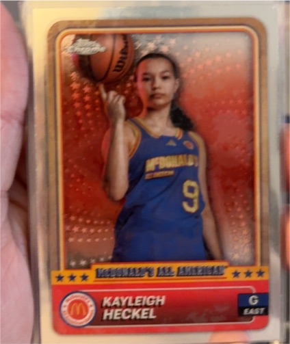 2024 Topps McDonald's All American #4 Kayleigh Heckel — front
