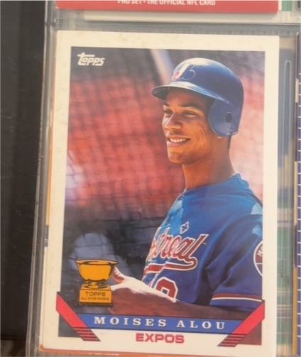 1993 Topps #123 Moises Alou — front